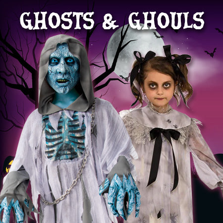 Halloween 2024 is perfect for things that go bump in the night! Check out these ghost costumes for kids or the scary ghoul costumes for kids and adults and make Halloween a frightfully good time!