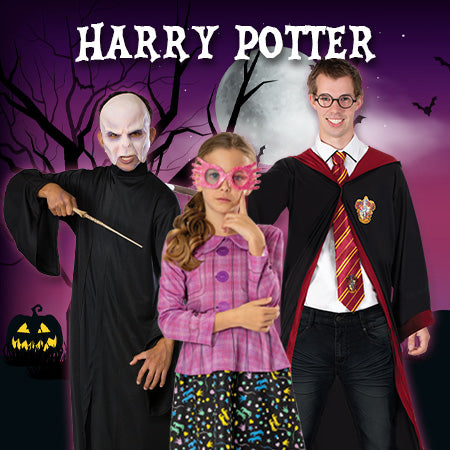 Harry Potter characters make for a great Halloween costume in 2024! Witches and wizards, plus some scary villains, there's a Wizarding World costume for the whole family at Costume Super Centre Australia