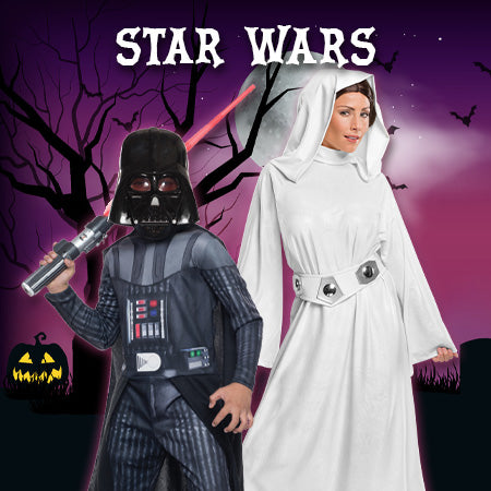 Do your best James Earl Jones impression as Darth Vader for Halloween 2024! We have a huge range of Star Wars costumes for kids and adults to choose from at Costume Super Centre Australia