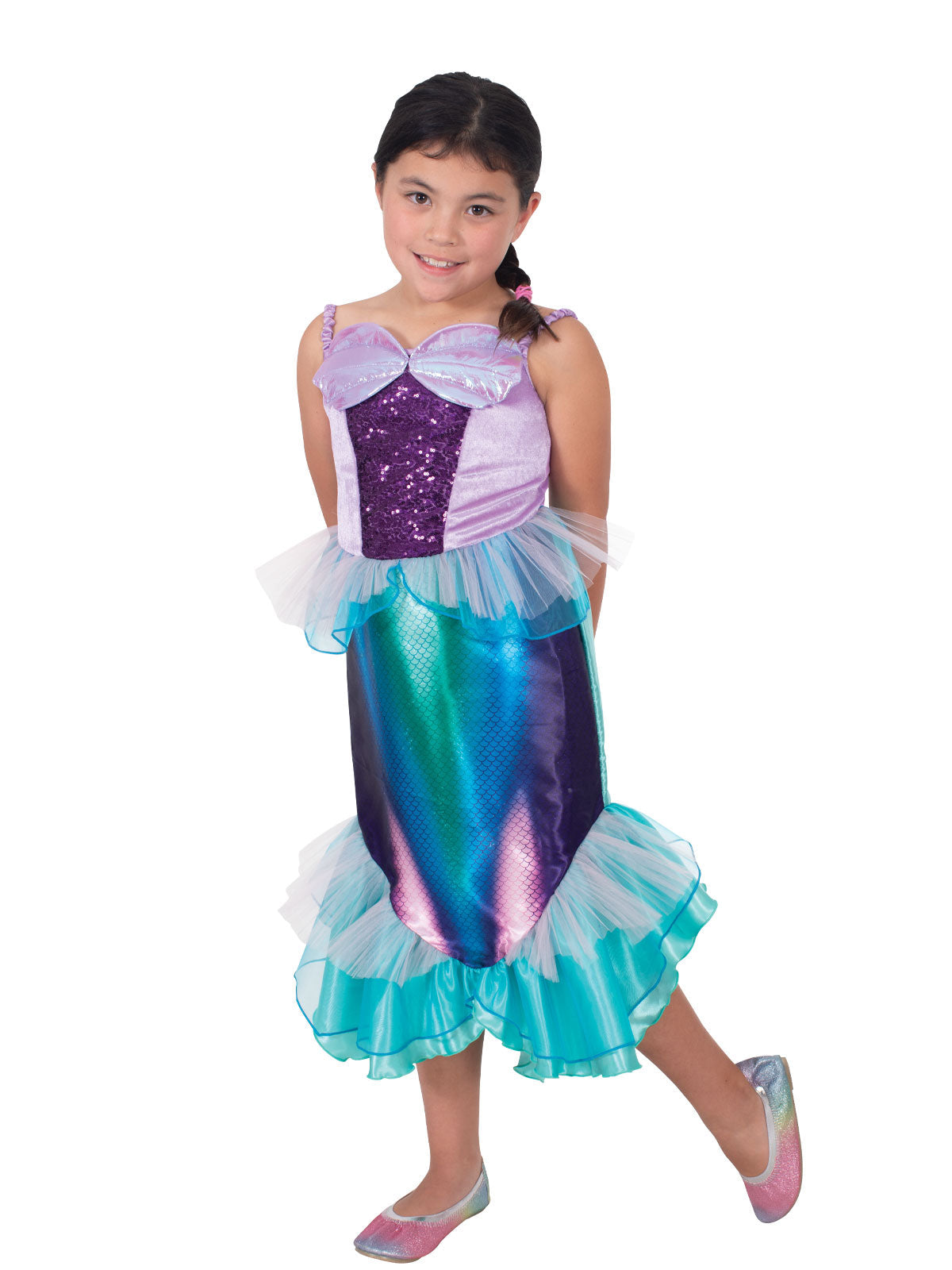 Ariel Live Action Deluxe Costume for Kids - Disney The Little Mermaid ...