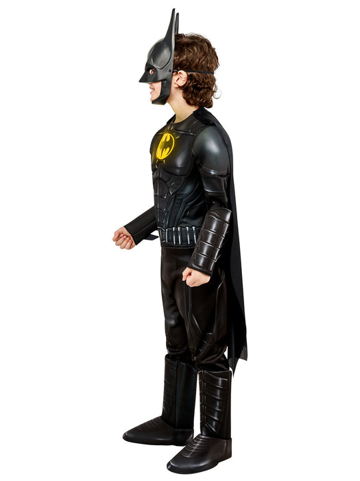 Buy Batman Keaton Deluxe Costume for Kids - Warner Bros The Flash from Costume Super Centre AU