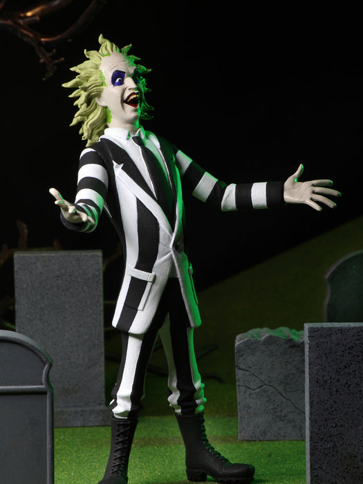 Buy Beetlejuice Striped Suit Toony Terrors 6" Scale Action Figure - Beetlejuice - NECA Collectibles from Costume Super Centre AU