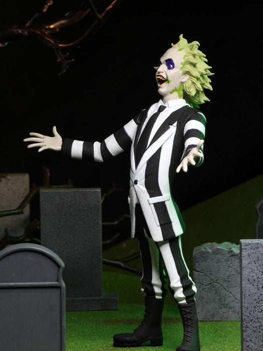 Buy Beetlejuice Striped Suit Toony Terrors 6" Scale Action Figure - Beetlejuice - NECA Collectibles from Costume Super Centre AU