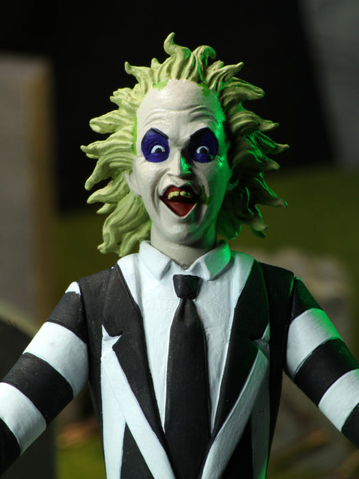 Buy Beetlejuice Striped Suit Toony Terrors 6" Scale Action Figure - Beetlejuice - NECA Collectibles from Costume Super Centre AU