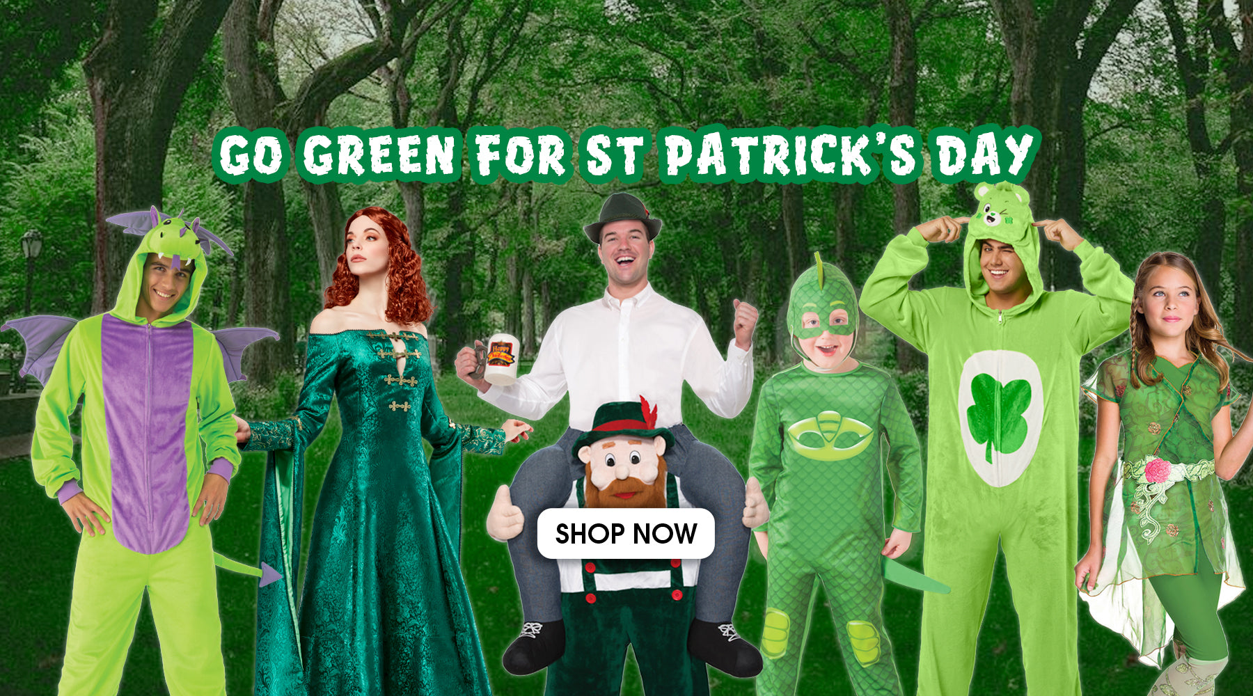 St Patrick's Day 2025 is coming! Check out the fun costumes at Costume Super Centre Australia to make it green 