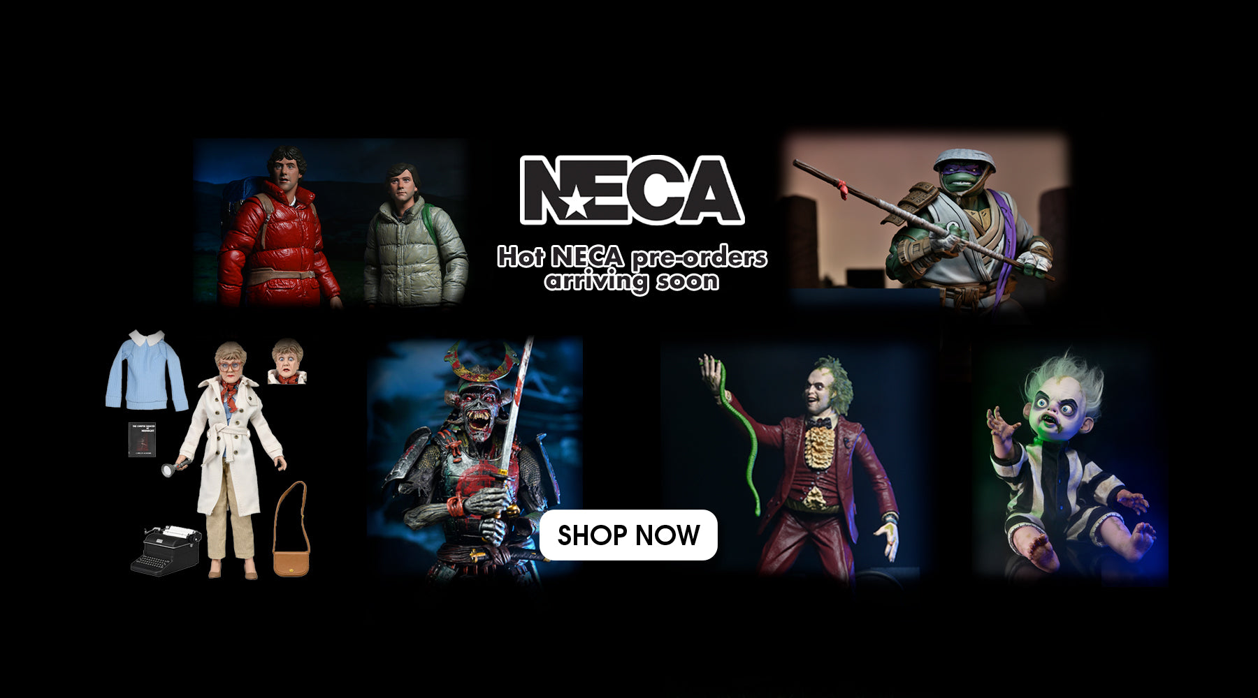 Get your pre-orders in, stock arriving soon of these great NECA action figures. Order online at Costume Super Centre Australia