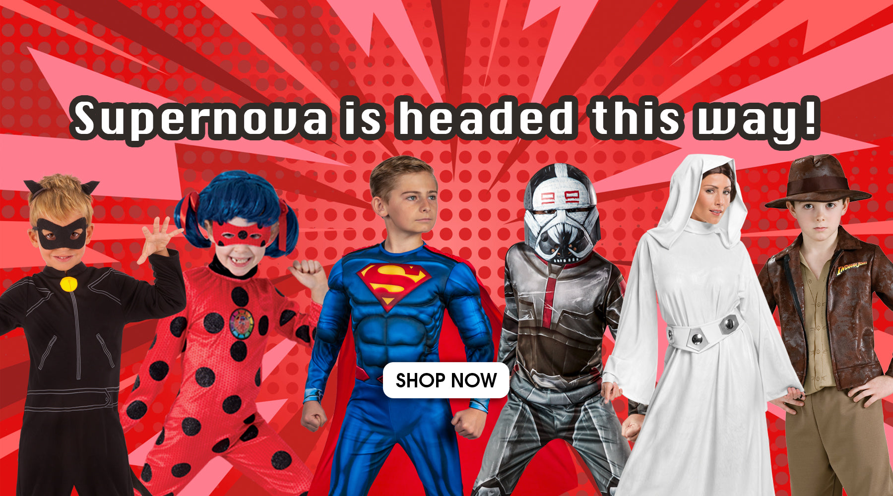 Get ready for Supanova with costumes from Costume Super Centre Australia. Super fast delivery to have you looking your best