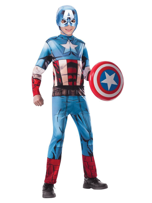 Buy Captain America Costume for Kids - Marvel Avengers from Costume Super Centre AU