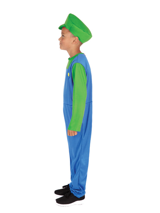 Buy Green Plumber Costume for Kids from Costume Super Centre AU