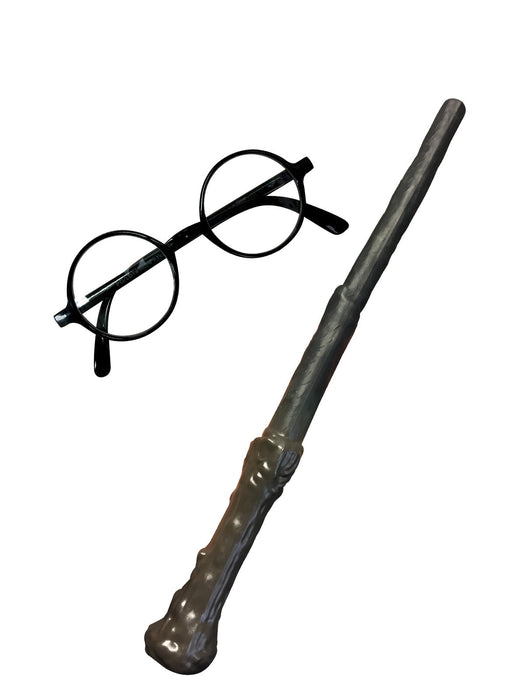 Buy Harry Potter Glasses & Wand Kit - Warner Bros Harry Potter from Costume Super Centre AU