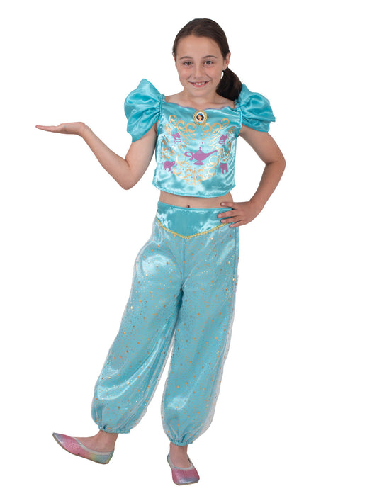 Buy Jasmine Sparkle Deluxe Costume for Kids - Disney Aladdin from Costume Super Centre AU