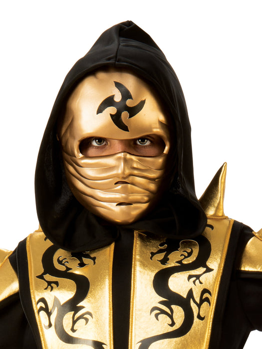 Buy Ninja Gold Costume for Kids from Costume Super Centre AU