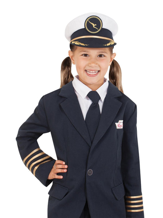 Buy Qantas Pilots Hat for Kids - QANTAS from Costume Super Centre AU