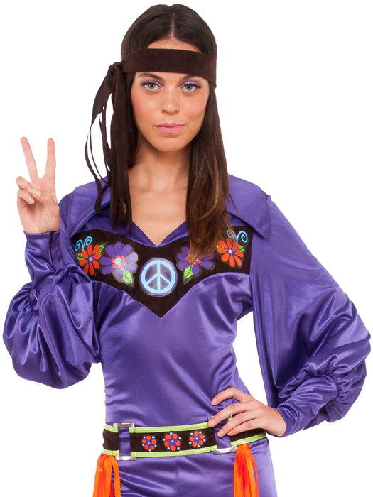 Buy Seventies Babe Hippie Costume for Adults from Costume Super Centre AU