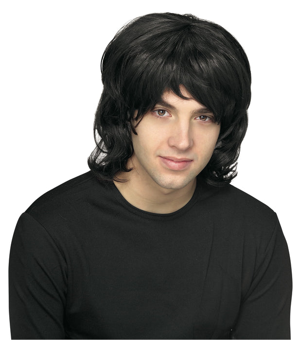 Buy Shag 70s Black Adult Wig from Costume Super Centre AU