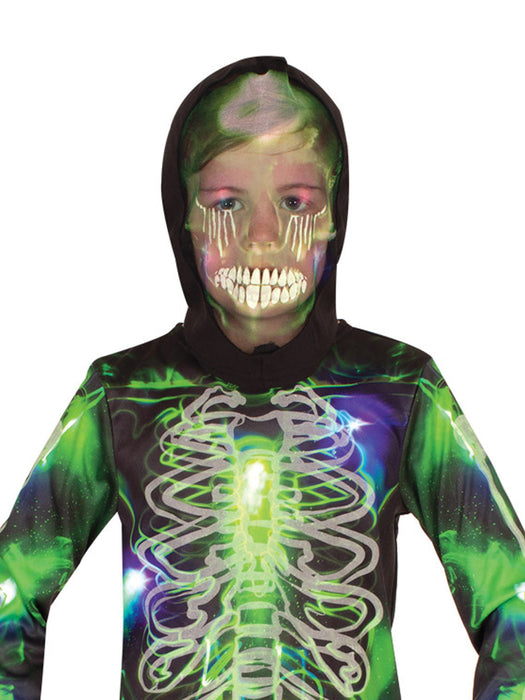 Buy Spooky Glow In The Dark Skeleton Costume for Kids from Costume Super Centre AU