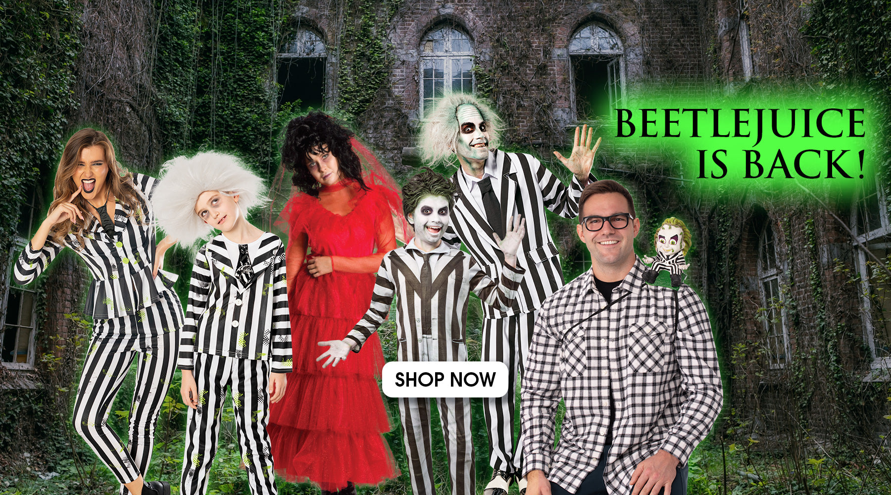 Beetlejuice 2 is the hottest release this month and perfect for your Halloween 2024 cosplay! Grab your licensed Beetlejuice costumes and accessories at Costume Super Centre Australia