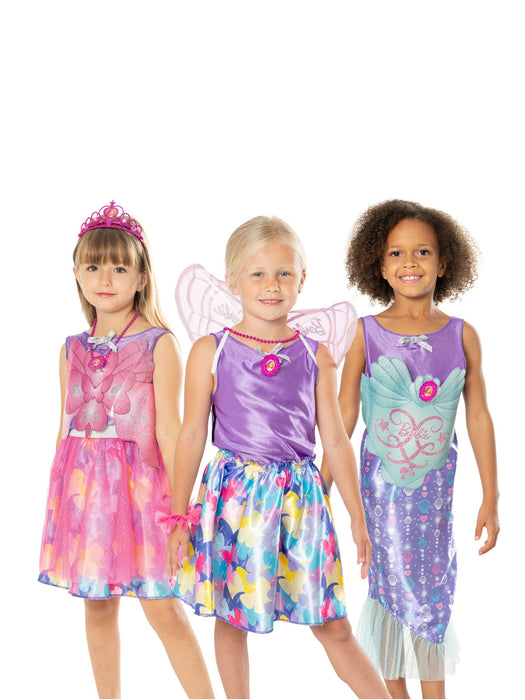 Buy Barbie Dress Up Trunk Featuring 3 Costumes + Accessories for Kids - Mattel Barbie from Costume Super Centre AU