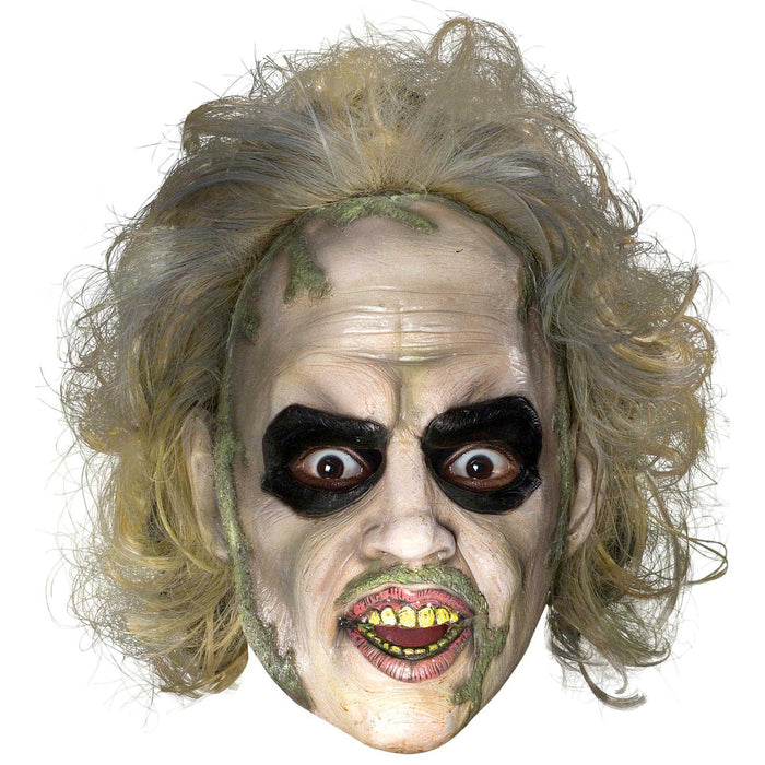 Buy Beetlejuice 3/4 Vinyl Mask with Hair for Adults - Warner Bros Beetlejuice from Costume Super Centre AU