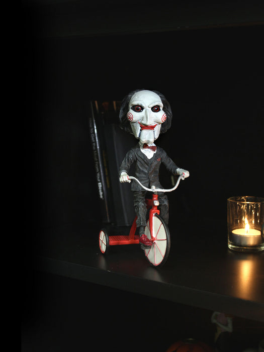 Buy Billy Jigsaw Head Knocker Puppet on Tricycle - 8" Action Figure - Saw - NECA Collectibles from Costume Super Centre AU