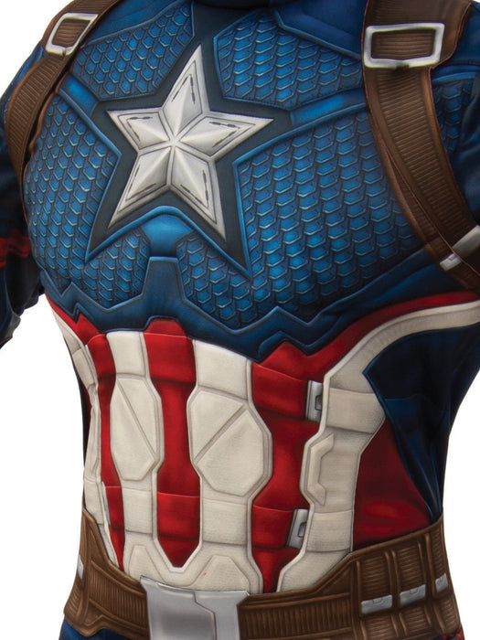 Buy Captain America Deluxe Costume for Adults - Marvel Avengers from Costume Super Centre AU