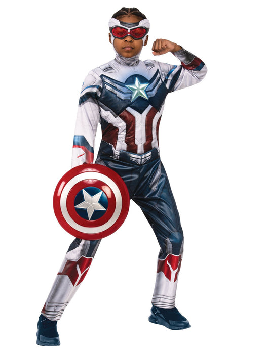 Buy Captain America Deluxe Costume for Kids - Marvel Falcon & the Winter Soldier from Costume Super Centre AU