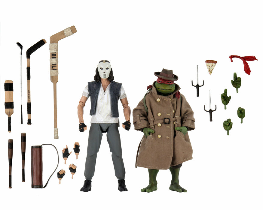 Buy Teenage Mutant Ninja Turtles – 7" Action Figurines – Casey Jones and Raphael - NECA Collectibles from Costume Super Centre AU