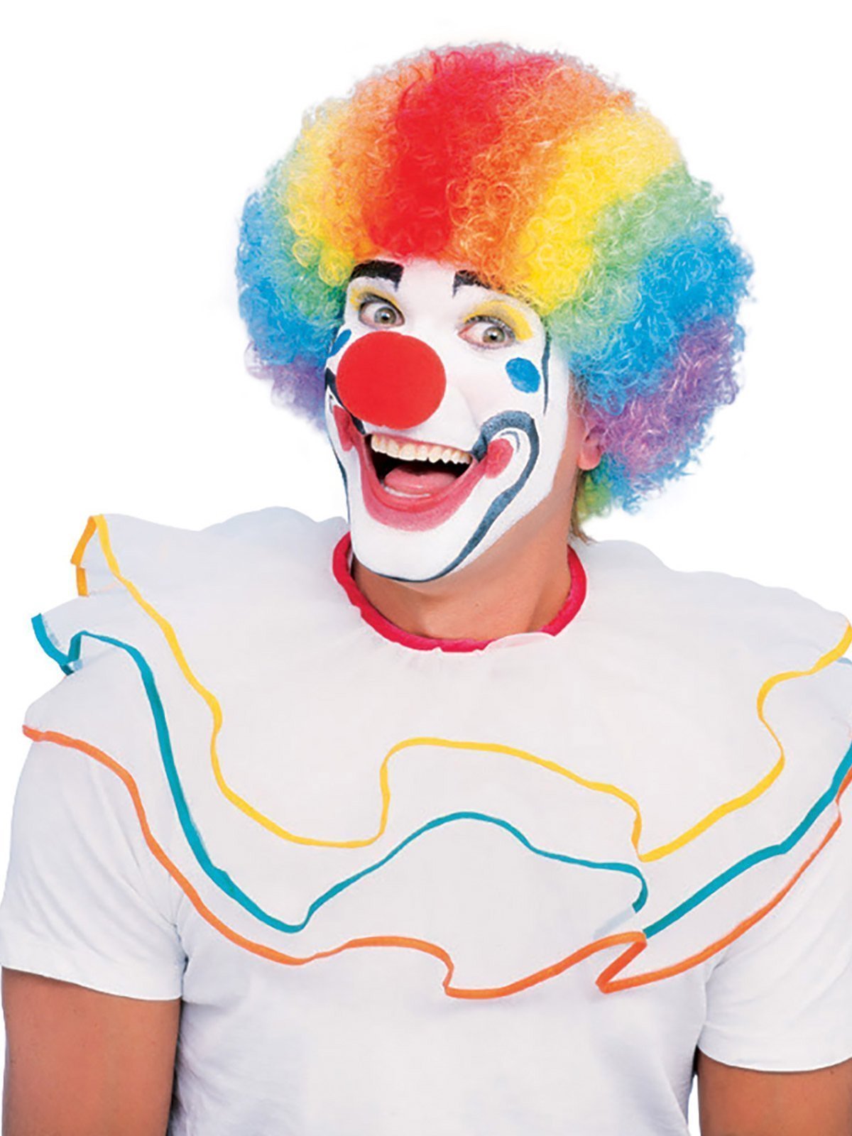 Clown Multicoloured Wig for Adults | Costume Super Centre