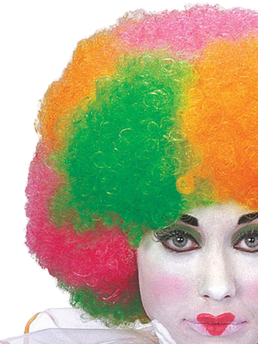 Buy Clown Tri-Coloured Wig for Adults from Costume Super Centre AU