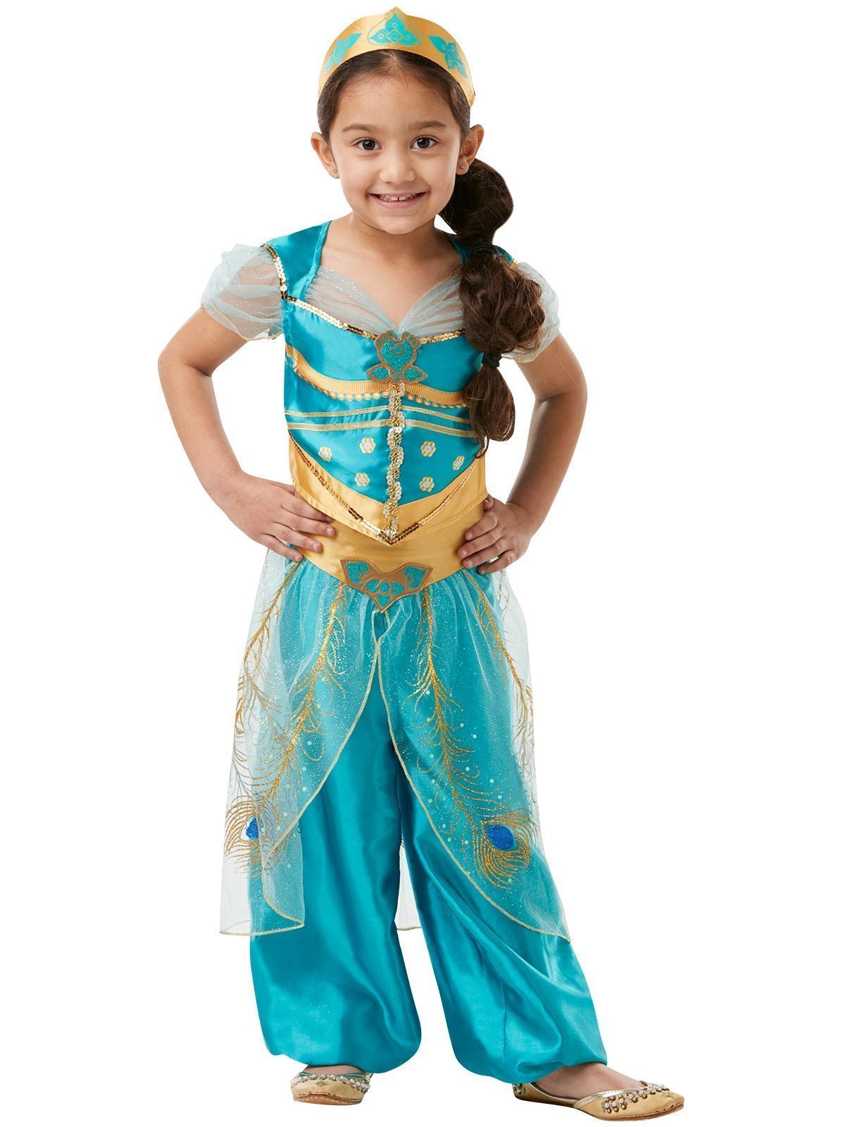 Jasmine Live Action Costume for Kids - Disney Aladdin | Costume Super ...