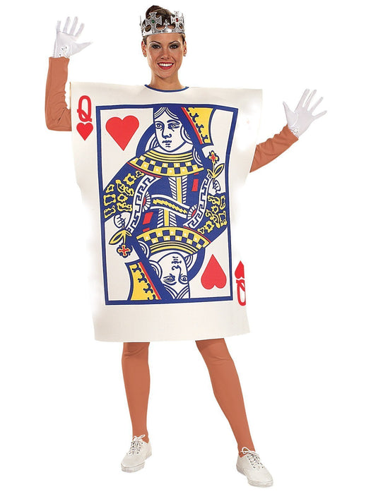 Queen Of Hearts Playing Card Adult Costume | Costume Super Centre AU