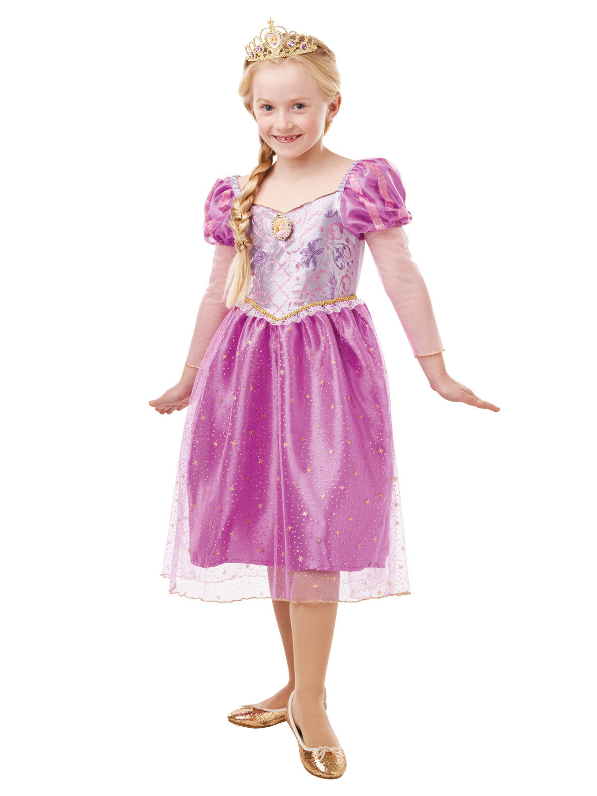 Rapunzel Glitter & Sparkle Costume for Kids Disney Tangled Australia ...