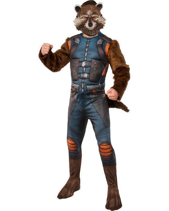 Rocket Raccoon Deluxe Adult Costume | Costume Super Centre AU