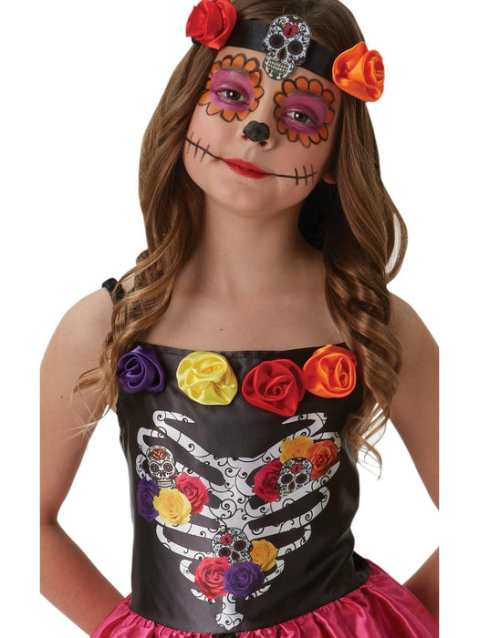 Sugar Skull Day Of The Dead Child Costume | Rubie's 640058 | Costume Super Centre AU