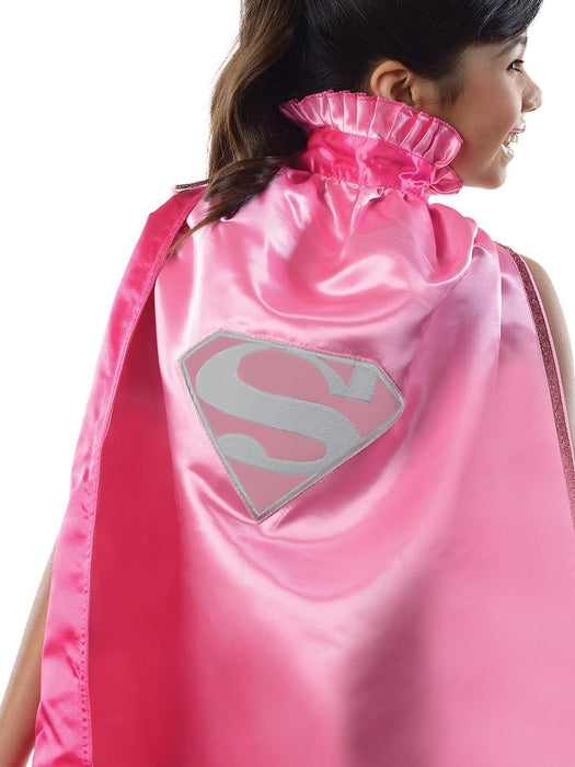 Buy Supergirl Pink Cape for Kids - Warner Bros DC Comics from Costume Super Centre AU