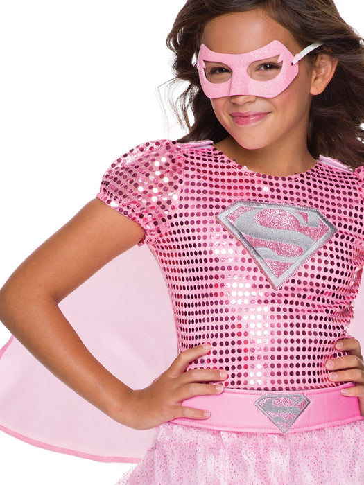 Buy Supergirl Premium Pink Sequin Costume for Kids - Warner Bros DC Comics from Costume Super Centre AU