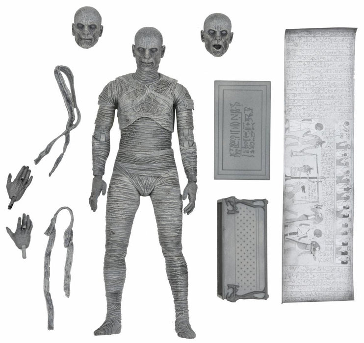 Buy Ultimate Mummy (Black & White) - 7" Action Figure – Universal Monsters - NECA Collectibles from Costume Super Centre AU