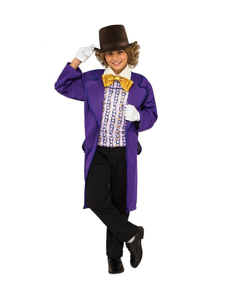 Willy Wonka Deluxe Costume for Kids - Warner Bros Charlie and the Choc ...