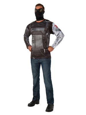 Winter Soldier Adult Costume Top and Mask Set | Costume Super Centre AU