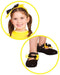 The Wiggles - Yellow Emma Wiggle Headband and Shoe Bow Set | Rubies 6500 | Costume Super Centre AU